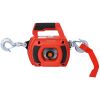 Drill Winch Hoist Portable Drill Winch of 750 LB Capacity with 40 Feet Steel Wire Drill Winch for Lifting & Dragging