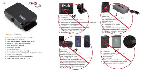 iTrackLTE BOLD Motion Alarm GPS 4G Tracker Truck/RV/Car Security