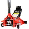 Hydraulic Low Profile and Steel Racing Floor Jack with Dual Piston Quick Lift Pump,3 Ton (6600 lb) Capacity, Lifting range 3.3"-18.5"