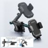 Suction cup car phone bracket telescopic rod dashboard windshield suction cup navigation bracket