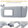 Auto Sun Visor Left Driver Side Car Sun Visor Fits 2007-2011 Toyota Camry without Sunroof Vanity Light