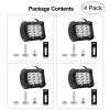 4 PCS 4in 18W Dual Row LED Spot Light Pod Cube Light