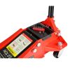 Hydraulic Low Profile and Steel Racing Floor Jack with Dual Piston Quick Lift Pump,3 Ton (6600 lb) Capacity, Lifting range 3.3"-18.5"