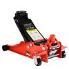 Hydraulic Low Profile and Steel Racing Floor Jack with Dual Piston Quick Lift Pump,3 Ton (6600 lb) Capacity, Lifting range 3.3"-18.5"