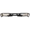 Pickup Rear Bumper Chevrolet Silverado 1500 2007-2013-Silver/Steel/No Hole