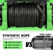 STEGODON Electric Winch 13500lb 12V Synthetic Rope Towing Truck Jeep Off-Road