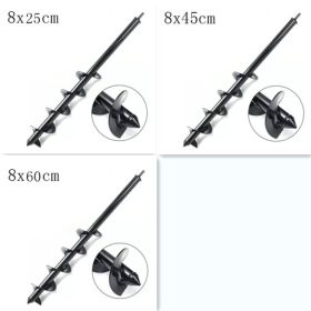 Spiral Loosening Drill Bit Alloy Ground Drill Bit (Option: 3pcs set)