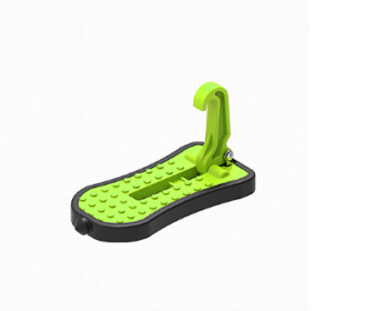 Car Foot Assist Pedal Car Modification Supplies Side Pedal (Color: Green)