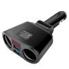 3.1A Dual USB Car Charger 2 Port LCD Display 12-24V Cigarette Socket Lighter Fast Car Charger Power Adapter Car Styling