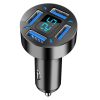 66W 4 Ports USB Car Charger Fast Charging PD Quick Charge 3.0 USB C Car Phone Charger Adapter For iPhone 13