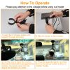 12V 150W Portable Car Heater 2 In 1 Heating Cooling Fan Rotatable Demister Defroster with 4.92ft Cord